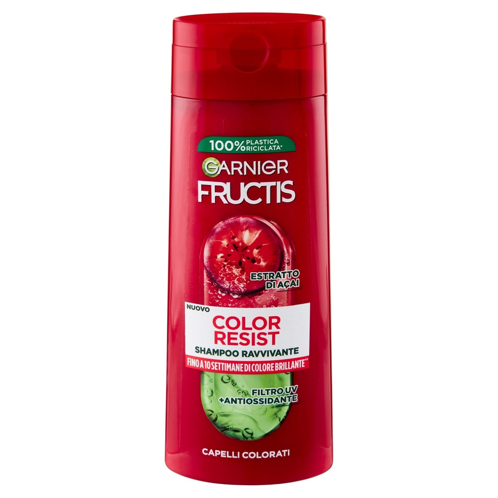Garnier Fructis Shampoo Color Resist, shampoo ravvivante per capelli colorati 250 ml